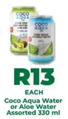 Food Lover's Market Coco Aqua Water or Aloe Water Assorted offer