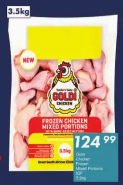 President Hyper Goldi Chicken Frozen Mixed Portions IQF offer