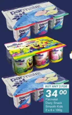 President Hyper Parmalat Dairy Snack Smooth Kids offer