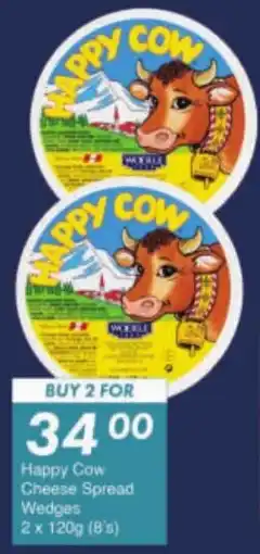 President Hyper Happy Cow Cheese Spread Wedges offer