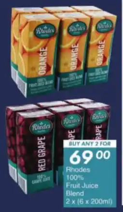 President Hyper Rhodes 100% Fruit Juice Blend offer