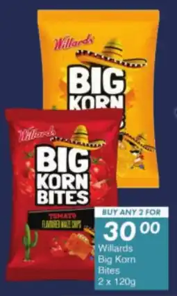 President Hyper Willards Big Korn Bites offer