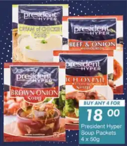 President Hyper President Hyper Soup Packets offer