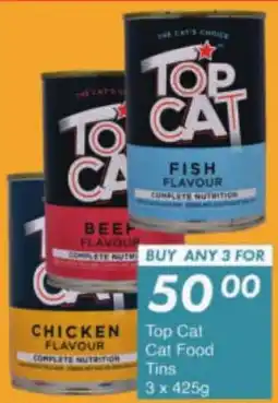 President Hyper Top Cat Cat Food Tins offer