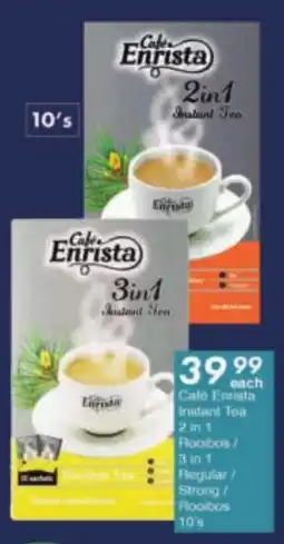 President Hyper Cale Enrista Instant Tea 2 in 1 Rooibos/ 3 in 1 Regular/ Strong Rooibos offer