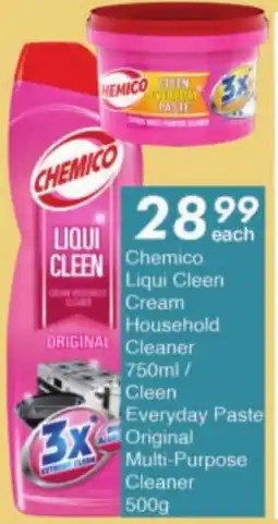President Hyper Chemico Liqui Cleen Cream Household Cleanerl/ Cleen Everyday Paste Original Multi-Purpose Cleaner offer