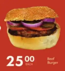 President Hyper Beef Burger offer