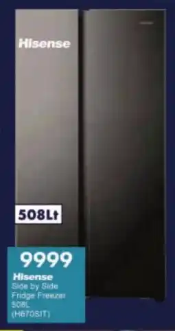 President Hyper Hisense Side by Side Fridge Freezer offer