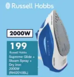 President Hyper Russell Hobbs Supreme Glide+ Steam Spray+ Dry Iron 2000W offer