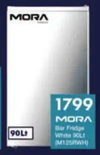 President Hyper MORA Bar Fridge White offer
