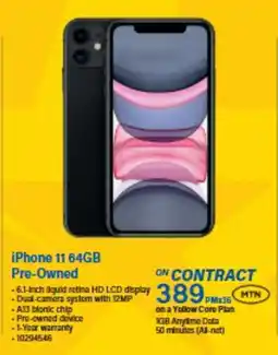Incredible Connection iPhone 11 64GB Pre-Owned offer