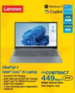Incredible Connection Lenovo IdeaPad 3 Intel Core i5 Laptop offer