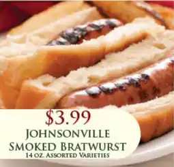 Econo Foods Johnsonville smoked bratwurst offer