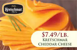 Econo Foods Kretschmar cheddar cheese offer