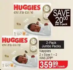 Dis-Chem Huggies Jumbo Packs Nappies offer