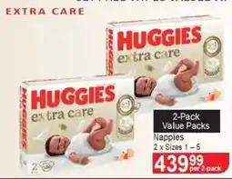 Dis-Chem Huggies Extra Care Value Packs Nappies offer