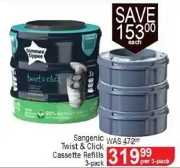 Dis-Chem Tommee Tippee Sangenic Twist & Click Cassette Refills offer