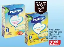 Dis-Chem Purity Baby Cereal offer