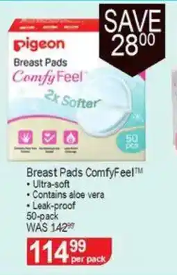 Dis-Chem Pigeon Breast Pads Comfy Feel offer