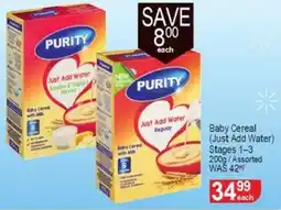 Dis-Chem Purity Baby Cereal offer