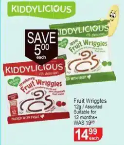 Dis-Chem KIDDYLICIOUS Fruit Wriggles Assorted offer