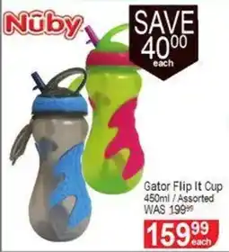 Dis-Chem Nuby Gator Flip It Cup offer