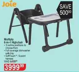Dis-Chem Joie Multiply 6-in-1 Highchair offer