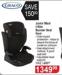 Dis-Chem GRACO Junior Maxi i-Size Booster Seat offer