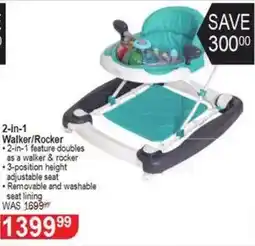Dis-Chem Bambino 2-in-1 Walker/ Rocker offer