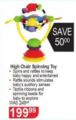 Dis-Chem Playgro High Chair Spinning Toy offer