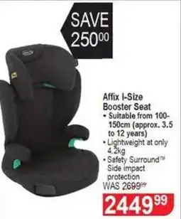 Dis-Chem GRACO Affix i-Size Booster Seat offer