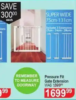 Dis-Chem Bambino Pressure Fit Gate Extension offer