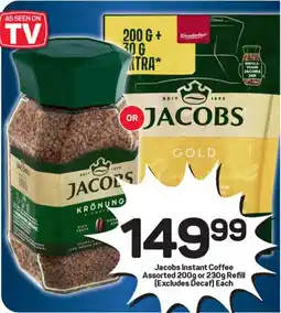 Pick n Pay Hypermarket Jacobs Instant Coffee Assorted or Refill offer