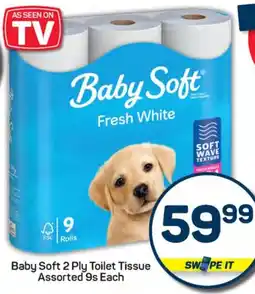 Pick n Pay Hypermarket Baby Soft 2 Ply Toilet Tissue Assorted offer