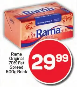 Pick n Pay Hypermarket Rama Original 70% Fat Spread Brick offer