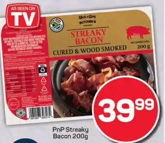 Pick n Pay Hypermarket PnP Streaky Bacon offer