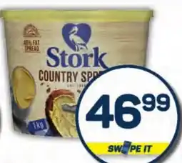 Pick n Pay Hypermarket Stork Country 40% Fat Spread Tub offer