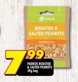 Shoprite PADKOS ROASTED & SALTED PEANUTS offer