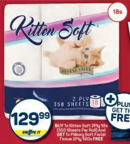 Pick n Pay Hypermarket Kitten Soft 2 Ply 18s offer