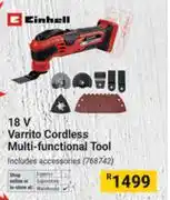 Builders Warehouse Einhell 18V Varrito Cordless Multi Functional Tool offer