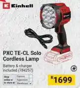 Builders Warehouse Einhell PXC TE-CL Solo Cordless Lamp offer