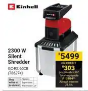 Builders Warehouse Einhell 2300W Silent Shredder GC-RS 60CB offer