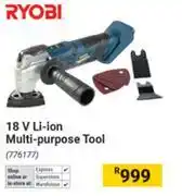 Builders Warehouse Ryobi 18V Li-Ion Multi Purpose Tool offer