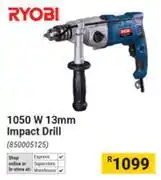 Builders Warehouse Ryobi 1050W 13mm Impact Drill offer