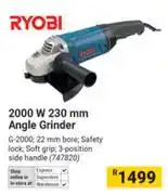Builders Warehouse Ryobi 2000W 230mm Angle Grinder offer