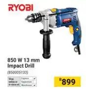 Builders Warehouse Ryobi 850W 13mm Impact Drill offer