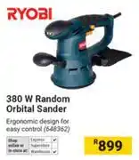 Builders Warehouse Ryobi 380W Random Orbital Sander offer