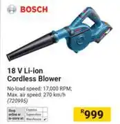 Builders Warehouse Bosch 18V Li-Ion Cordless Blower offer