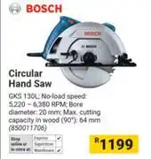 Builders Warehouse Bosch Circular Hand Saw offer