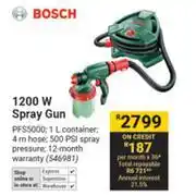 Builders Warehouse Bosch 1200W Spray Gun offer